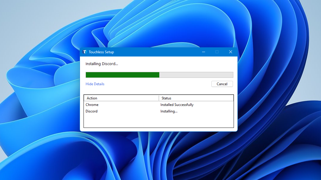 SetupForge installer interface